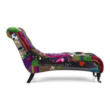 Load image into Gallery viewer, TNC Patchwork Chaise Chair, 828-88C
