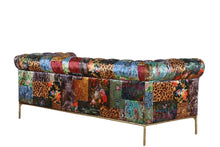 Load image into Gallery viewer, TNC Contemporary Chesterfield 3 Seater Sofa, 1190S Patchwork 55D
