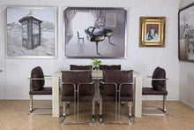 Load image into Gallery viewer, TNC 6 pcs of Dining Chair, Brown Leather
