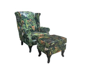 Load image into Gallery viewer, TNC Large Patchwork Wing Chair, 2199-103C
