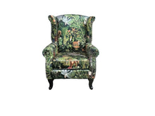 Load image into Gallery viewer, TNC Large Patchwork Wing Chair, 2199-103C
