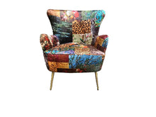 Load image into Gallery viewer, TNC Patchwork Accent Chair 2393-2, 88C
