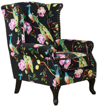 Load image into Gallery viewer, TNC Peacock Wing Chair and Ottoman 2199S-04
