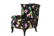 Load image into Gallery viewer, TNC Peacock Wing Chair and Ottoman 2199S-04
