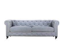 Load image into Gallery viewer, TNC Chesterfield 2 Seater Sofa, 1060L, Grey
