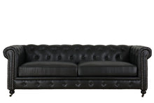 Load image into Gallery viewer, TNC Chesterfield 2 Seater Sofa, 1060L, Black
