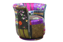 Load image into Gallery viewer, TNC Patchwork Tub Swivel Chair, 88C
