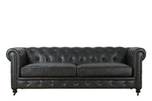 Load image into Gallery viewer, TNC Chesterfield 3 Seater Sofa, 1060S Charcoal
