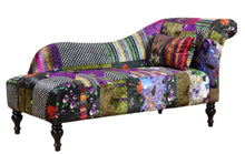 Load image into Gallery viewer, TNC  Patchwork Chaise Chair, 830R-55D
