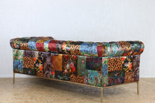 Load image into Gallery viewer, TNC Contemporary Chesterfield 3 Seater Sofa, Patchwork 55D
