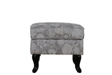 Load image into Gallery viewer, TNC Wing Chair and Ottoman, Silver Grey
