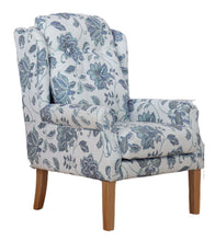 Load image into Gallery viewer, TNC Ergonomic High Back Wing Chair and Ottoman - Light Blue
