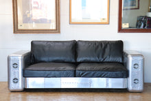 Load image into Gallery viewer, TNC 3-Seater sofa, Genuine Leather and Aluminum
