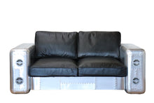 Load image into Gallery viewer, TNC 3-Seater sofa, Top Grain Leather and Aluminum
