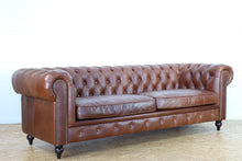 Load image into Gallery viewer, TNC 3-Seater Chesterfield Sofa, Top Grain Leather
