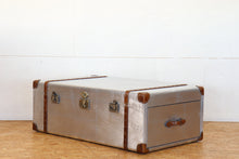 Load image into Gallery viewer, TNC Coffee Table, Aluminum &amp; Leather
