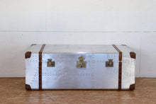 Load image into Gallery viewer, TNC Coffee Table, Aluminum &amp; Leather
