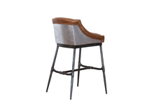 Load image into Gallery viewer, TNC Bar Stool, Aluminum &amp; Top Grain Leather
