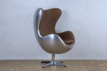 Load image into Gallery viewer, TNC Egg Chair, Aluminum and Leather
