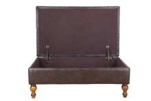 Load image into Gallery viewer, TNC Ottoman with Storage, 5050T Light Brown
