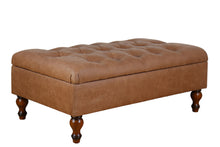 Load image into Gallery viewer, TNC Ottoman with Storage, 5050T Light Brown
