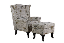 Load image into Gallery viewer, TNC Wing Chair, 2199S Birdsong
