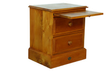 Load image into Gallery viewer, Town &amp; Country Bedside Cabinet , Solid NZ Rimu
