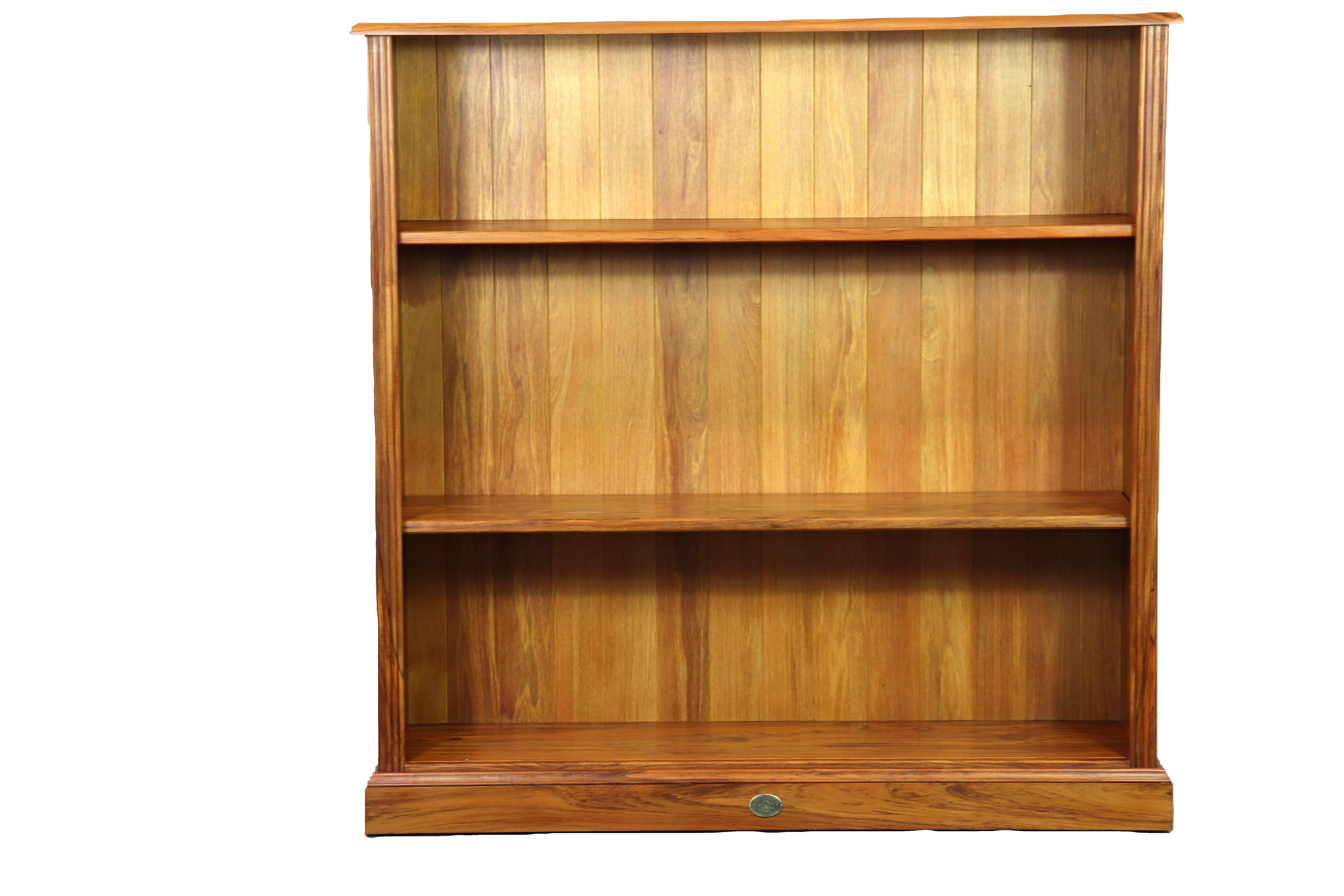 Town & Country Rimu Bookcase, 1.2 m Wide – Town and Country Furniture