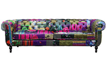 Load image into Gallery viewer, Funky Chesterfield 3-Seater Patchwork Sofa, 1329S-88C
