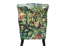 Load image into Gallery viewer, TNC Green Jungle Large Patchwork Wing Chair, 2199-103C

