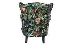 Load image into Gallery viewer, TNC Green Jungle Patchwork Wing Chair, 2222-103C
