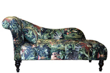 Load image into Gallery viewer, TNC Green Jungle Patchwork Chaise Chair, 830-103C
