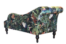 Load image into Gallery viewer, TNC Green Jungle Patchwork Chaise Chair, 830-103C
