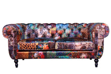Load image into Gallery viewer, TNC Leopard Funky Chesterfield 2-Seater Patchwork Sofa, 1329-L 55D
