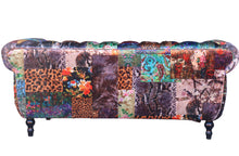 Load image into Gallery viewer, TNC Leopard Funky Chesterfield 2-Seater Patchwork Sofa, 1329-L 55D

