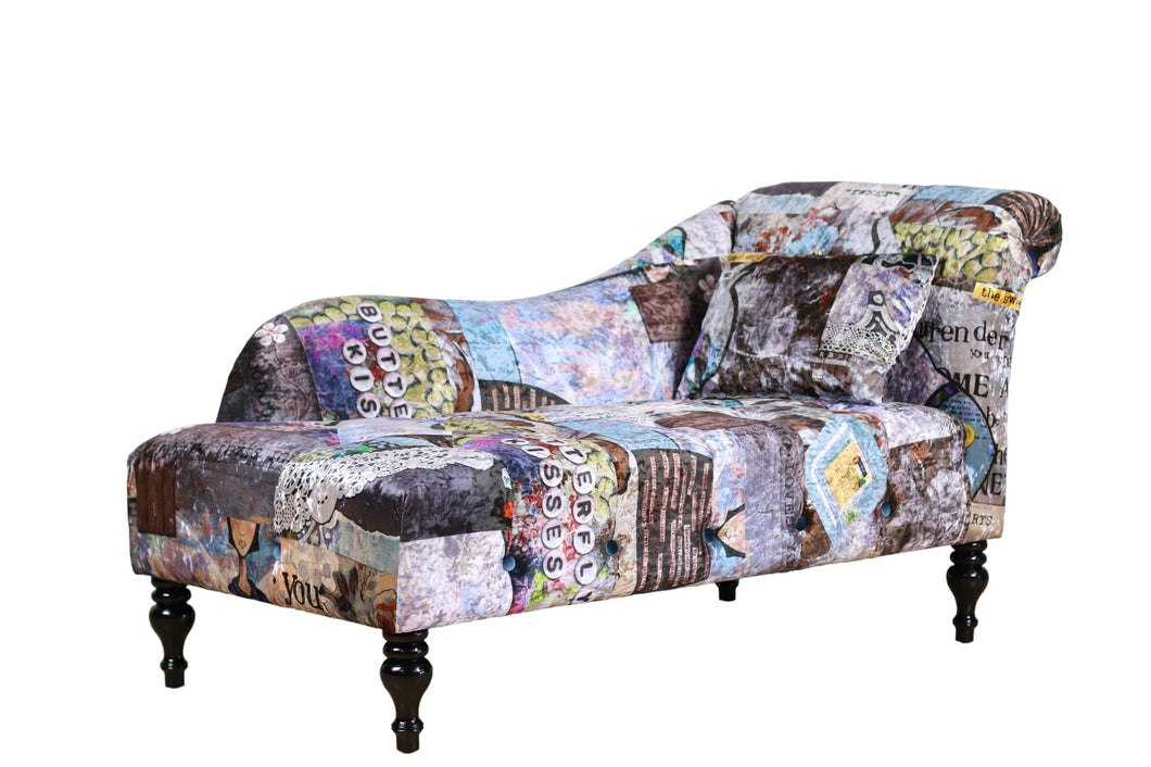 TNC Patchwork Chaise Chair, 830-76B