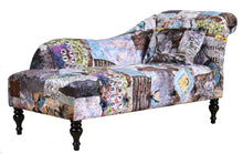 Load image into Gallery viewer, TNC Patchwork Chaise Chair - 830-88C
