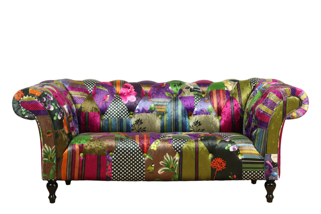 TNC Patchwork 2 Seater Sofa, 1120L-88C