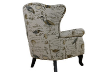 Load image into Gallery viewer, TNC Wing Chair 2222, Birdsong
