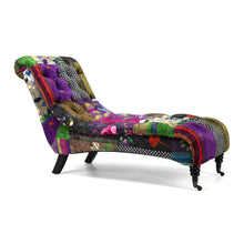 Load image into Gallery viewer, TNC Patchwork Chaise Chair, 828-88C

