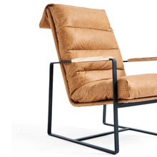 Load image into Gallery viewer, TNC Rasche Lounge Chair &amp; Ottoman, Top Grain Leather, C773+C773-O
