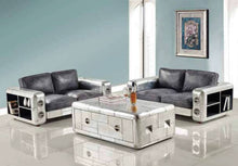 Load image into Gallery viewer, TNC 3+2 Lounge Suite, Genuine Leather and Aluminum
