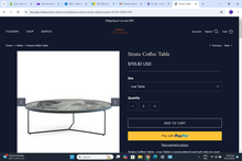 Load image into Gallery viewer, TNC Strata Coffee Table AT133L
