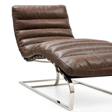 Load image into Gallery viewer, TNC Elms Chaise Lounge Chair, Top Grain Leather, AC136
