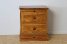 Load image into Gallery viewer, Town &amp; Country Bedside Cabinet , Solid NZ Rimu
