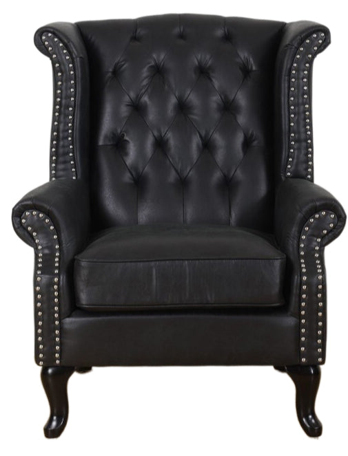 TNC Large Wing Chair, Black