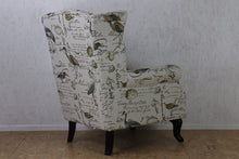 Load image into Gallery viewer, TNC Wing Chair, Birdsong 2199
