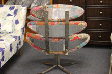 Load image into Gallery viewer, TNC Patchwork Swivel Chair and Footstool
