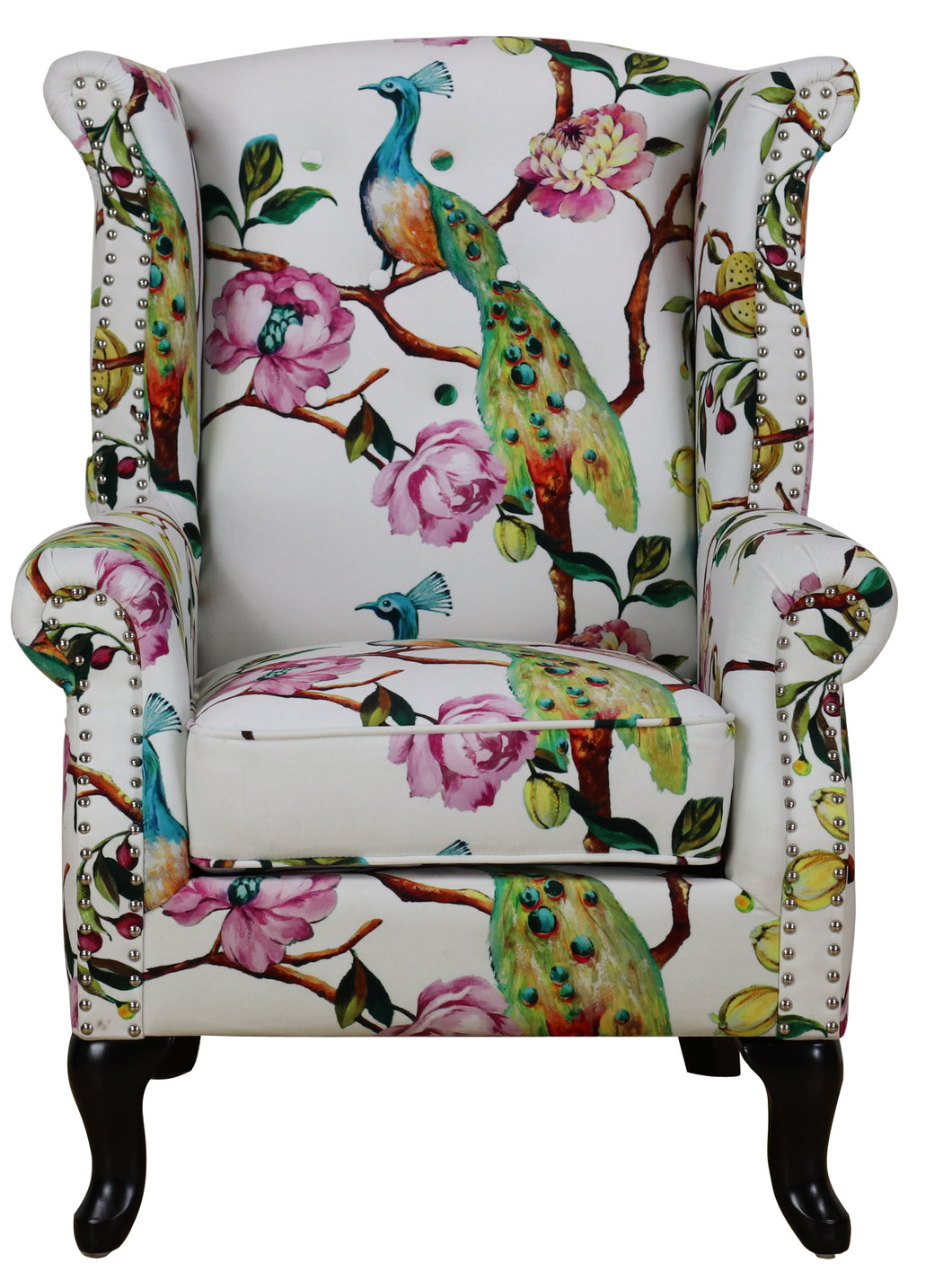 TNC Wing Chair 2199S-03 Peacock