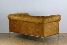 Load image into Gallery viewer, TNC Contemporary Chesterfield 2 Seater Sofa, Mustard

